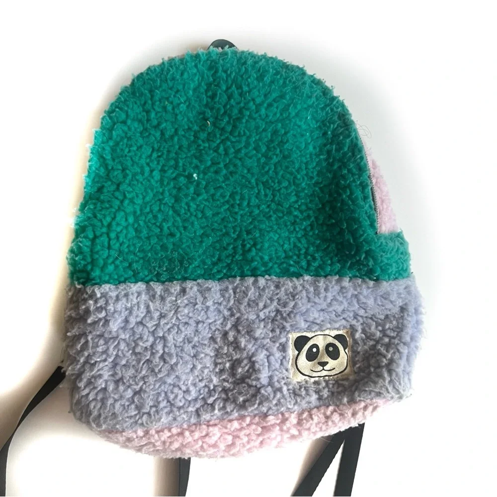 Mini Backpack Bundle - 3- Cactus, Multicolored with Panda and Sequin Backpacks